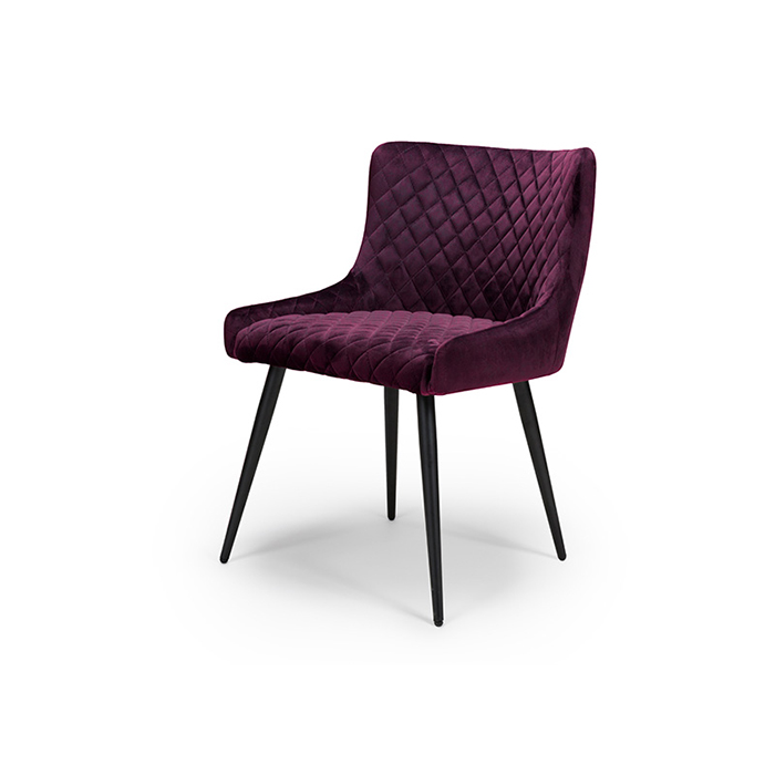 Malmo Velvet Dining Chair - Click Image to Close